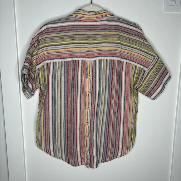 Anthropologie Multicolor Striped Blouse - Picture 4 of 7